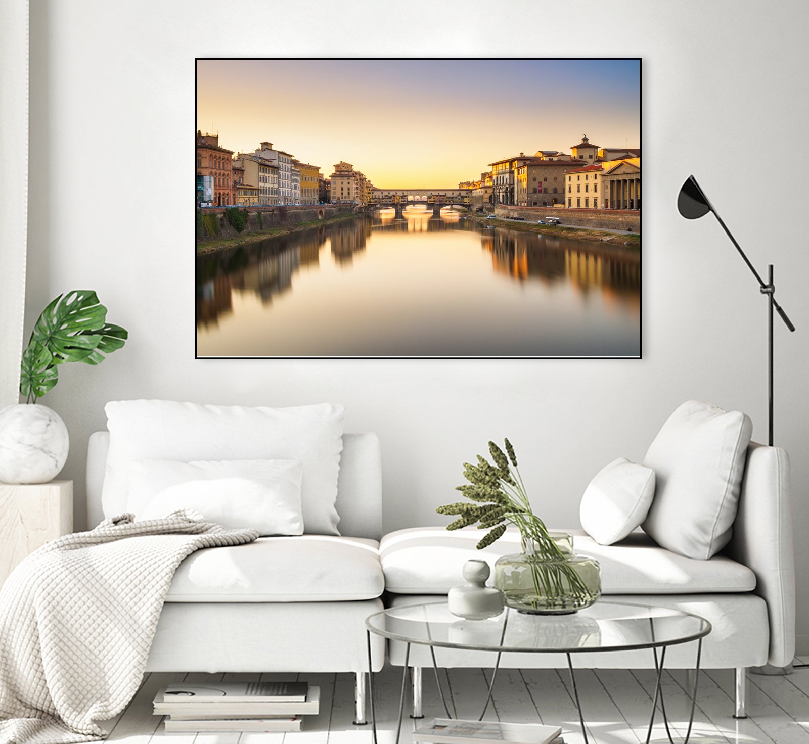 Ponte Vecchio by Pete Latham on GIANT ART - orange photo manipulation