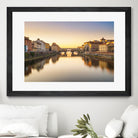 Ponte Vecchio by Pete Latham on GIANT ART - orange photo manipulation