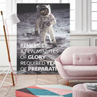 Motivational - Prepare For Glory (Moon Landing) by Wazir Rohiman on GIANT ART - gray typography