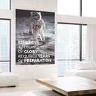 Motivational - Prepare For Glory (Moon Landing) by Wazir Rohiman on GIANT ART - gray typography