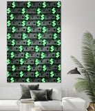 Money money money by Octavian Mihai Mielu on GIANT ART - green 3d art