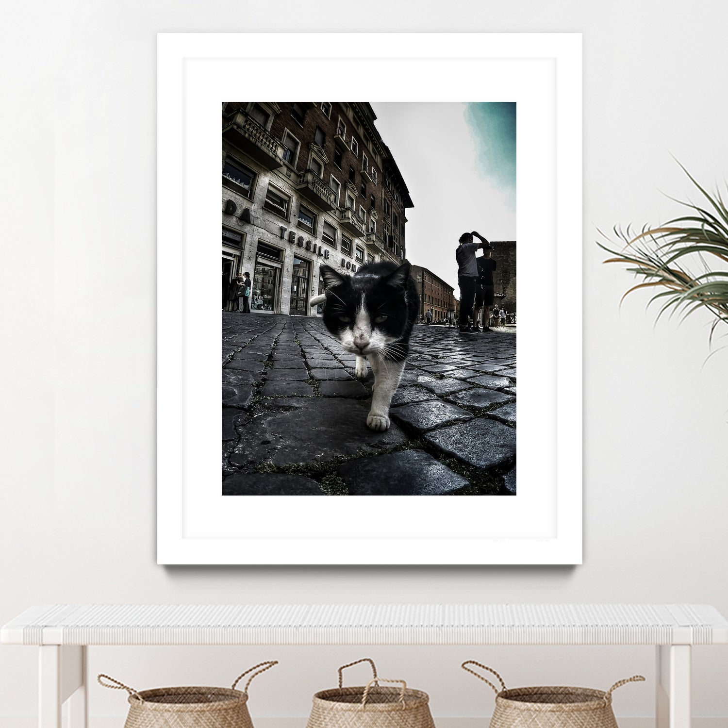 Street Cat by Nicklas Gustafsson on GIANT ART - black mixed media