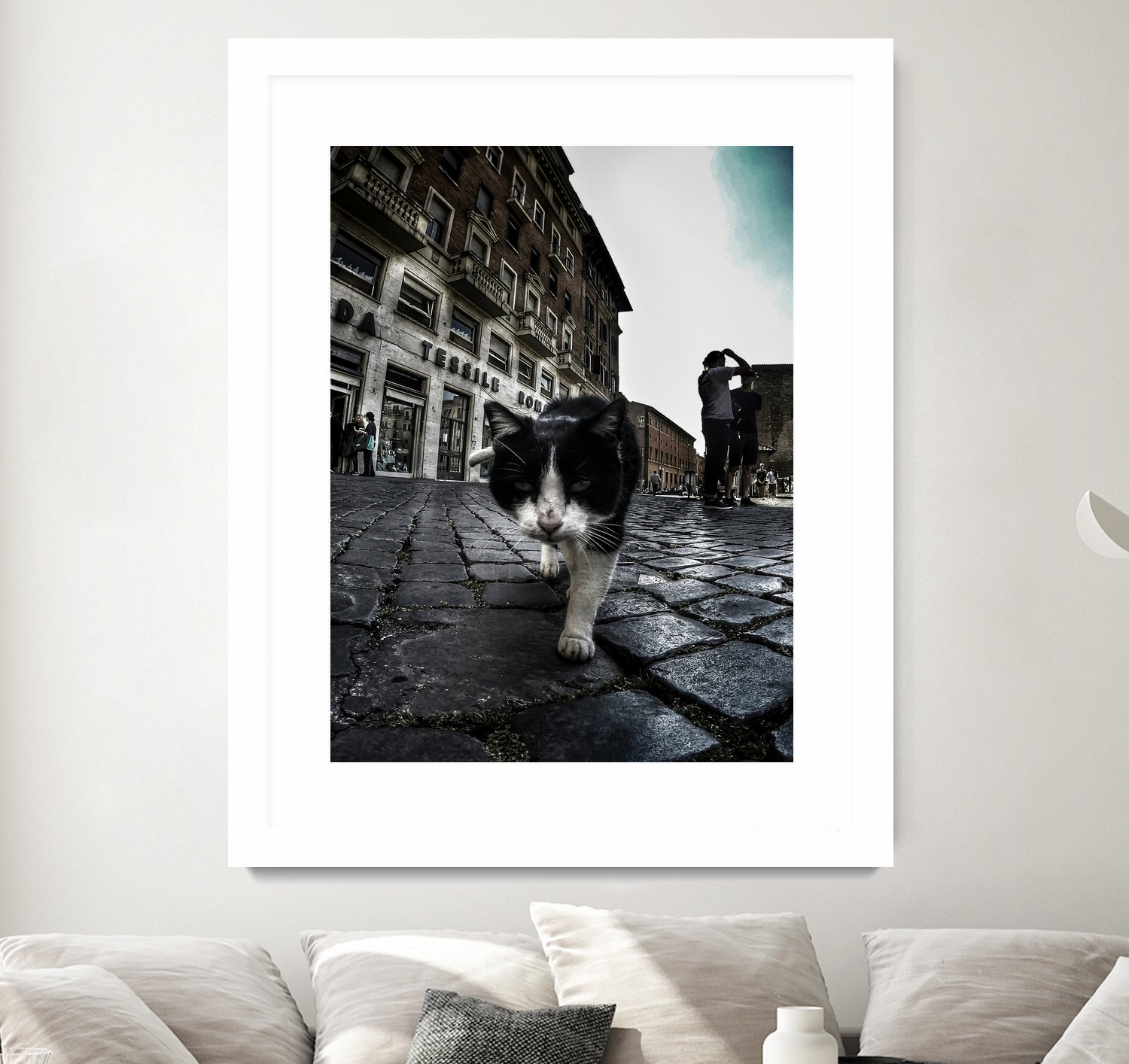 Street Cat by Nicklas Gustafsson on GIANT ART - black mixed media