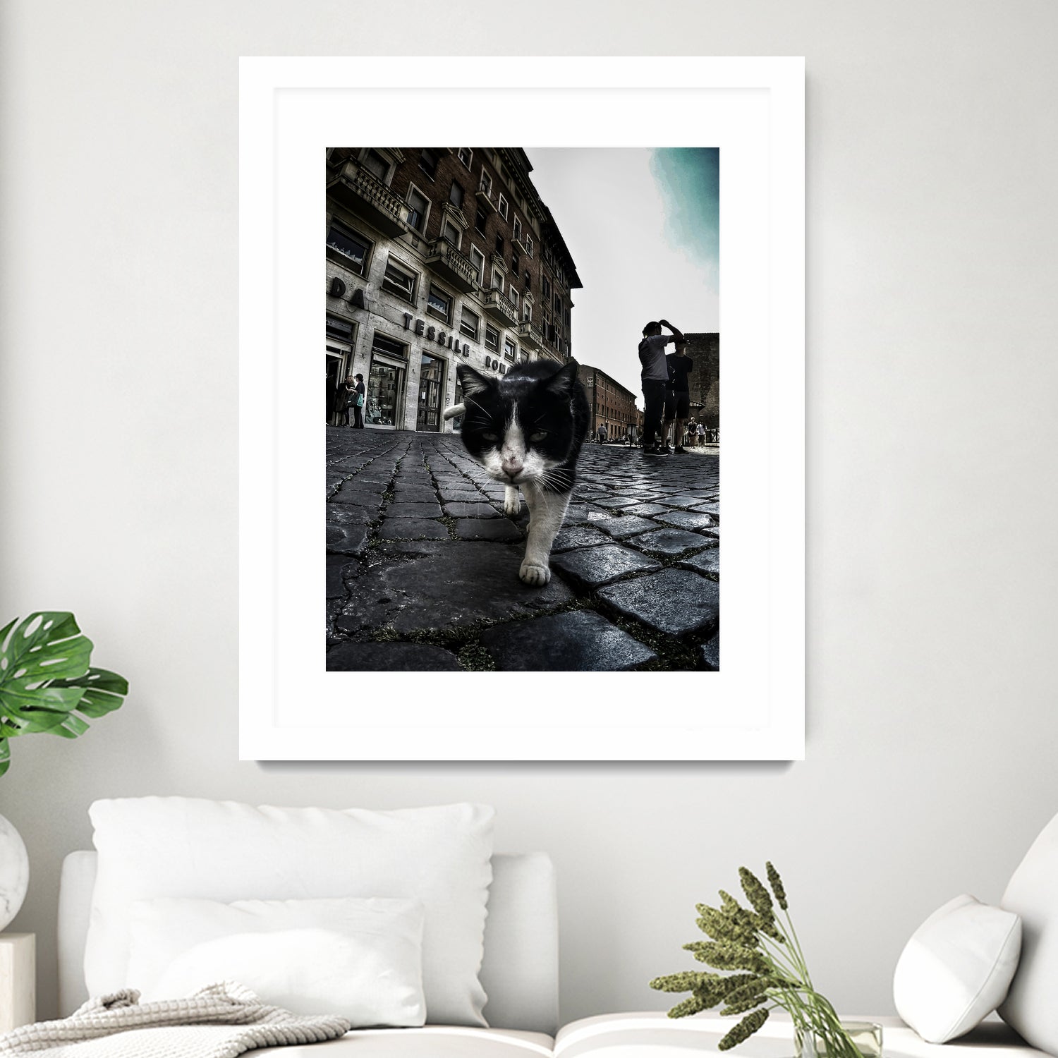 Street Cat by Nicklas Gustafsson on GIANT ART - black mixed media