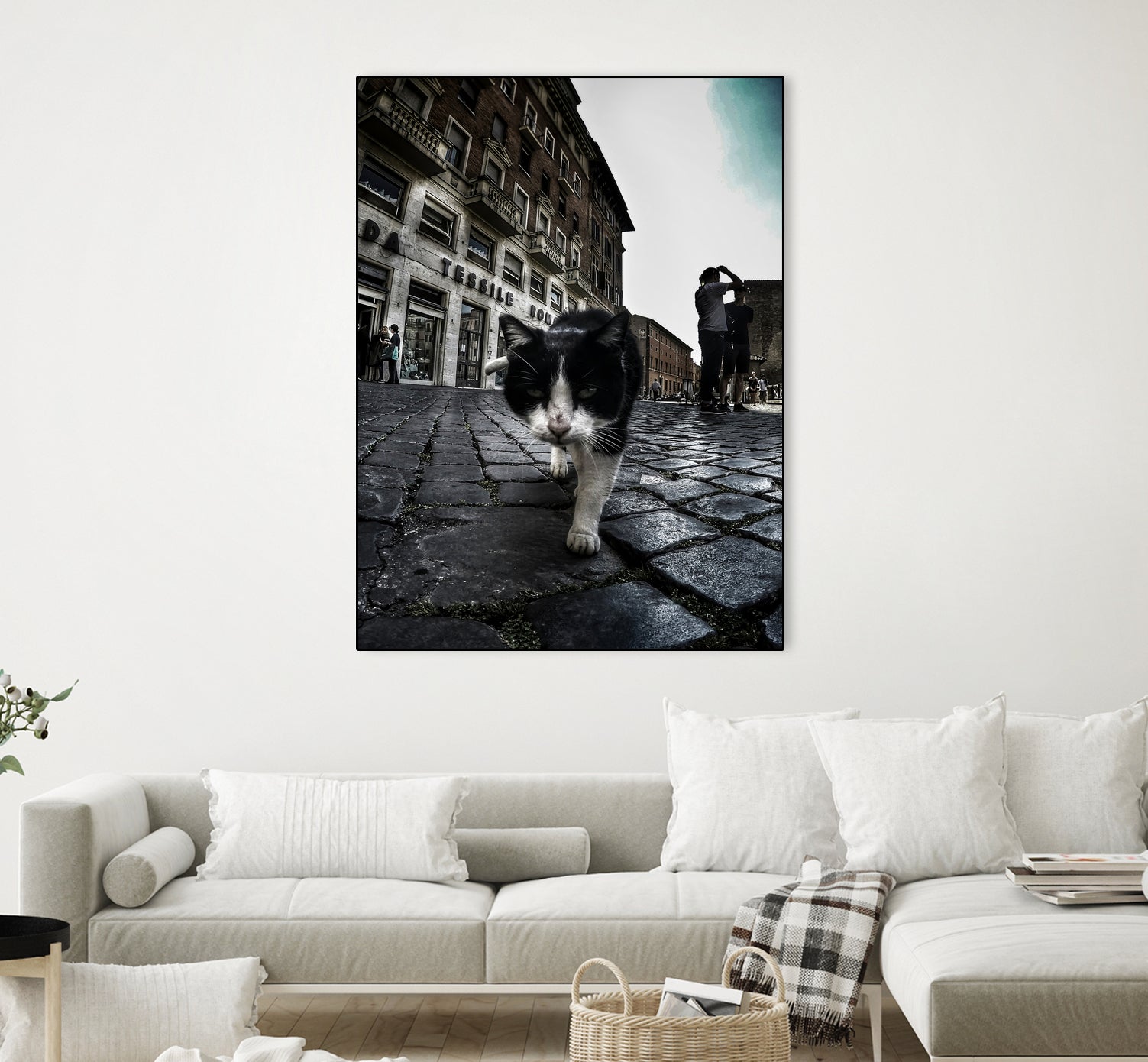 Street Cat by Nicklas Gustafsson on GIANT ART - black mixed media