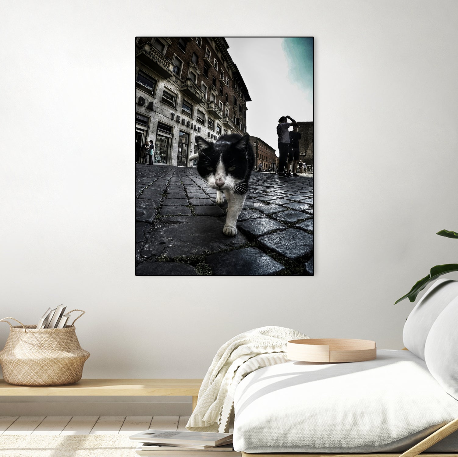 Street Cat by Nicklas Gustafsson on GIANT ART - black mixed media