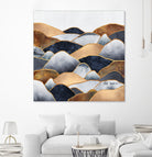 Hills 2 by Elisabeth Fredriksson on GIANT ART - blue digital painting