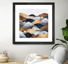 Hills 2 by Elisabeth Fredriksson on GIANT ART - blue digital painting