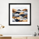 Hills 2 by Elisabeth Fredriksson on GIANT ART - blue digital painting