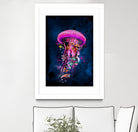 Pink JellyFish World by David Loblaw on GIANT ART - pink photo illustration