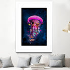 Pink JellyFish World by David Loblaw on GIANT ART - pink photo illustration