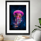 Pink JellyFish World by David Loblaw on GIANT ART - pink photo illustration