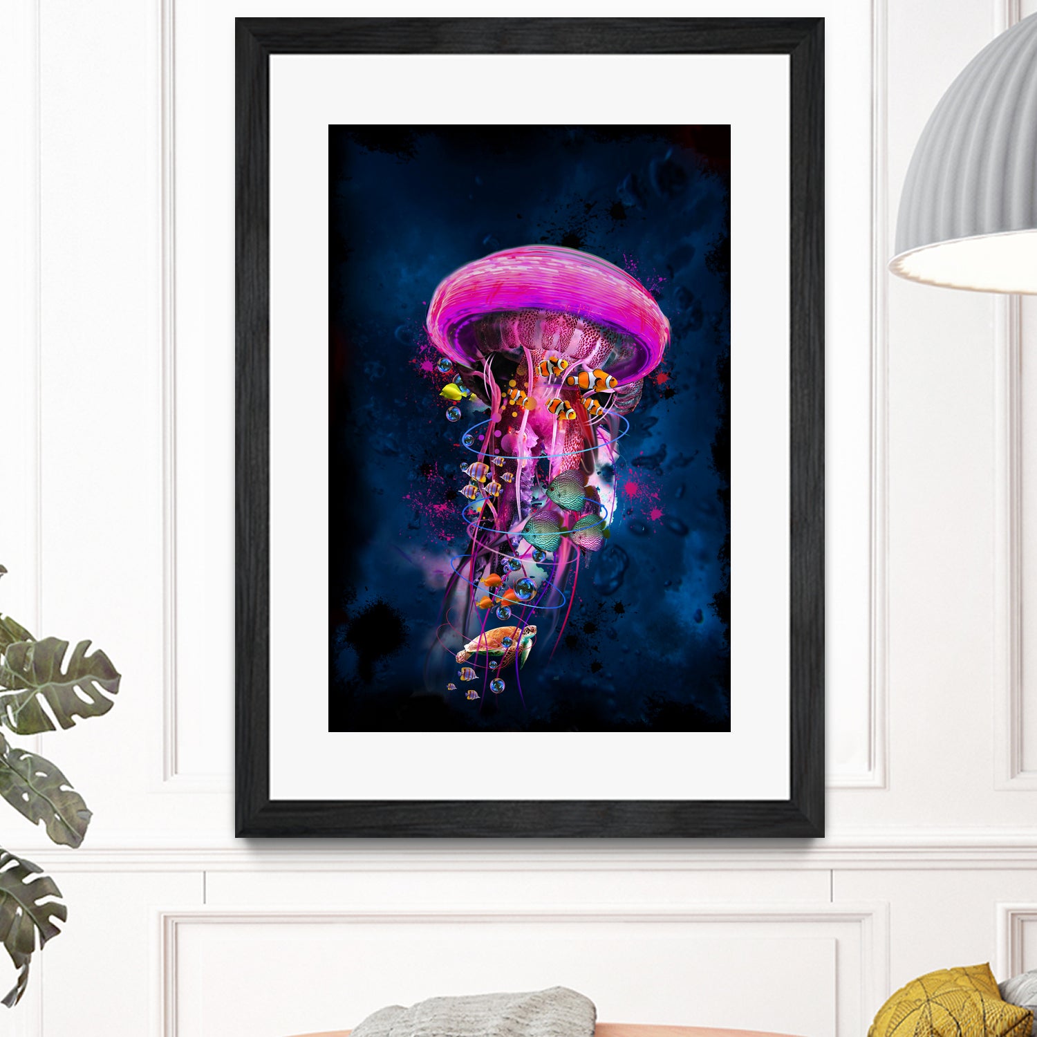 Pink JellyFish World by David Loblaw on GIANT ART - pink photo illustration