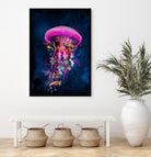 Pink JellyFish World by David Loblaw on GIANT ART - pink photo illustration