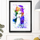 Amy Winehouse | watercolor by Dante Blacksmith on GIANT ART - fuchsia mixed media