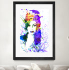 Amy Winehouse | watercolor by Dante Blacksmith on GIANT ART - fuchsia mixed media