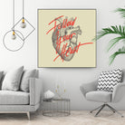 Follow Your Heart by Magdalena Mikos on GIANT ART - white typography