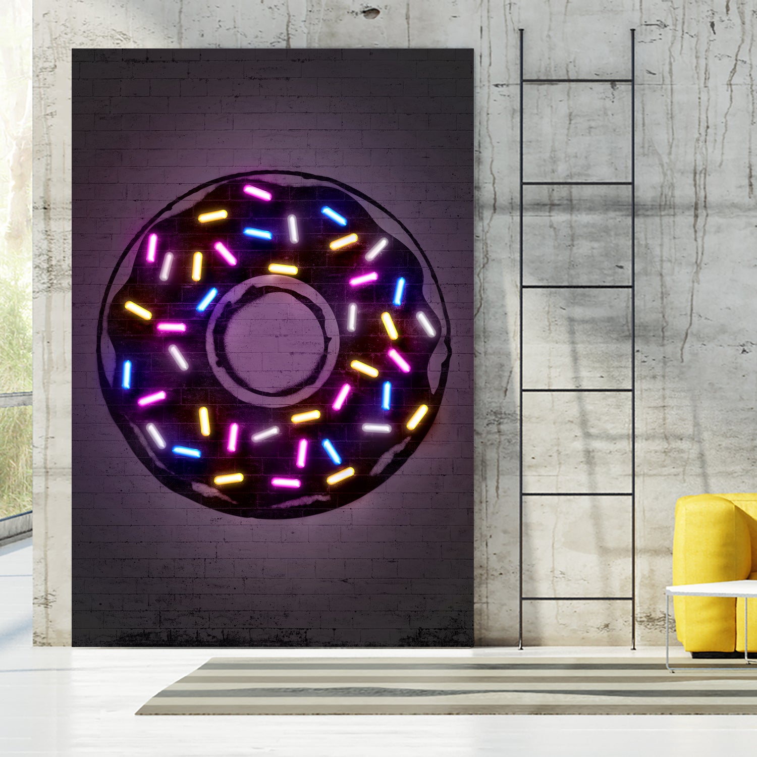 Donut by Octavian Mihai Mielu on GIANT ART - fuchsia digital drawing