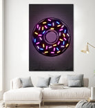 Donut by Octavian Mihai Mielu on GIANT ART - fuchsia digital drawing