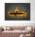 Yellow submarine by Octavian Mihai Mielu on GIANT ART - yellow digital drawing