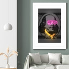 Franklin by Octavian Mihai Mielu on GIANT ART - pink digital drawing