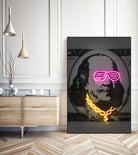 Franklin by Octavian Mihai Mielu on GIANT ART - pink digital drawing