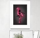 Ballerina by Octavian Mihai Mielu on GIANT ART - pink digital drawing