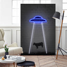 UFO by Octavian Mihai Mielu on GIANT ART - blue digital drawing