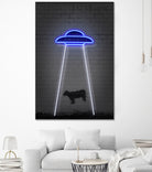 UFO by Octavian Mihai Mielu on GIANT ART - blue digital drawing