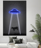 UFO by Octavian Mihai Mielu on GIANT ART - blue digital drawing