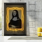 Mona Lisa by Octavian Mihai Mielu on GIANT ART - yellow digital drawing