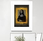 Mona Lisa by Octavian Mihai Mielu on GIANT ART - yellow digital drawing