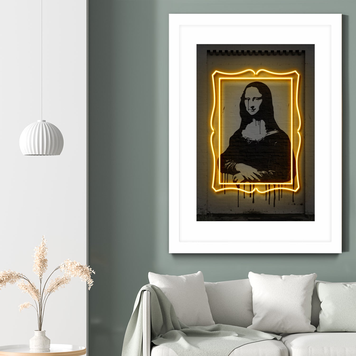 Mona Lisa by Octavian Mihai Mielu on GIANT ART - yellow digital drawing