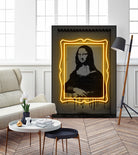 Mona Lisa by Octavian Mihai Mielu on GIANT ART - yellow digital drawing