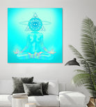 Sun Head 2 by Francois Martin Painchaud on GIANT ART - blue character design