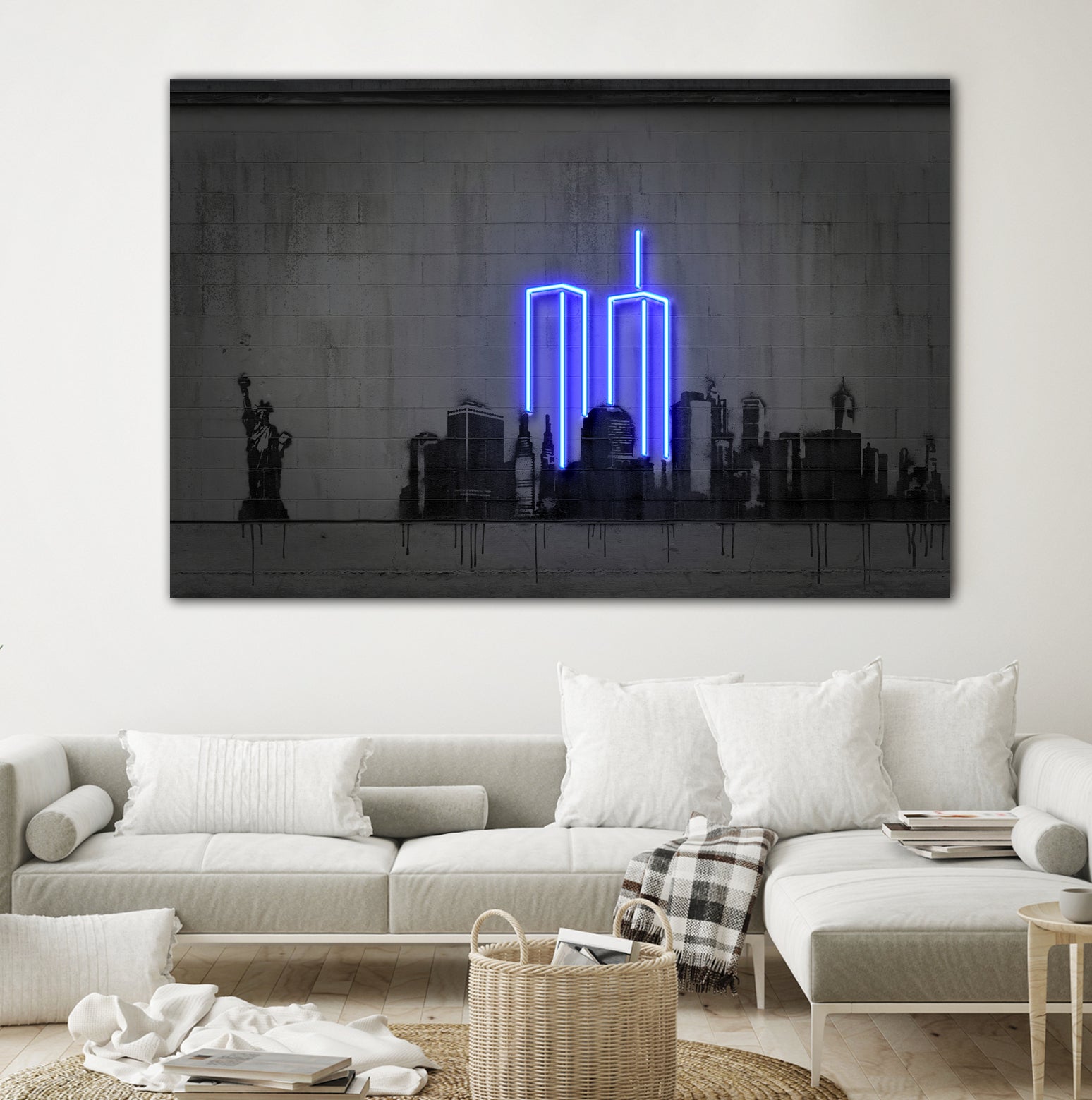 New York by Octavian Mihai Mielu on GIANT ART - blue digital drawing