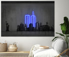 New York by Octavian Mihai Mielu on GIANT ART - blue digital drawing