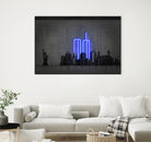 New York by Octavian Mihai Mielu on GIANT ART - blue digital drawing