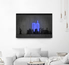 New York by Octavian Mihai Mielu on GIANT ART - blue digital drawing