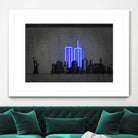 New York by Octavian Mihai Mielu on GIANT ART - blue digital drawing