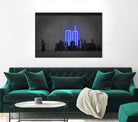 New York by Octavian Mihai Mielu on GIANT ART - blue digital drawing