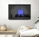 New York by Octavian Mihai Mielu on GIANT ART - blue digital drawing