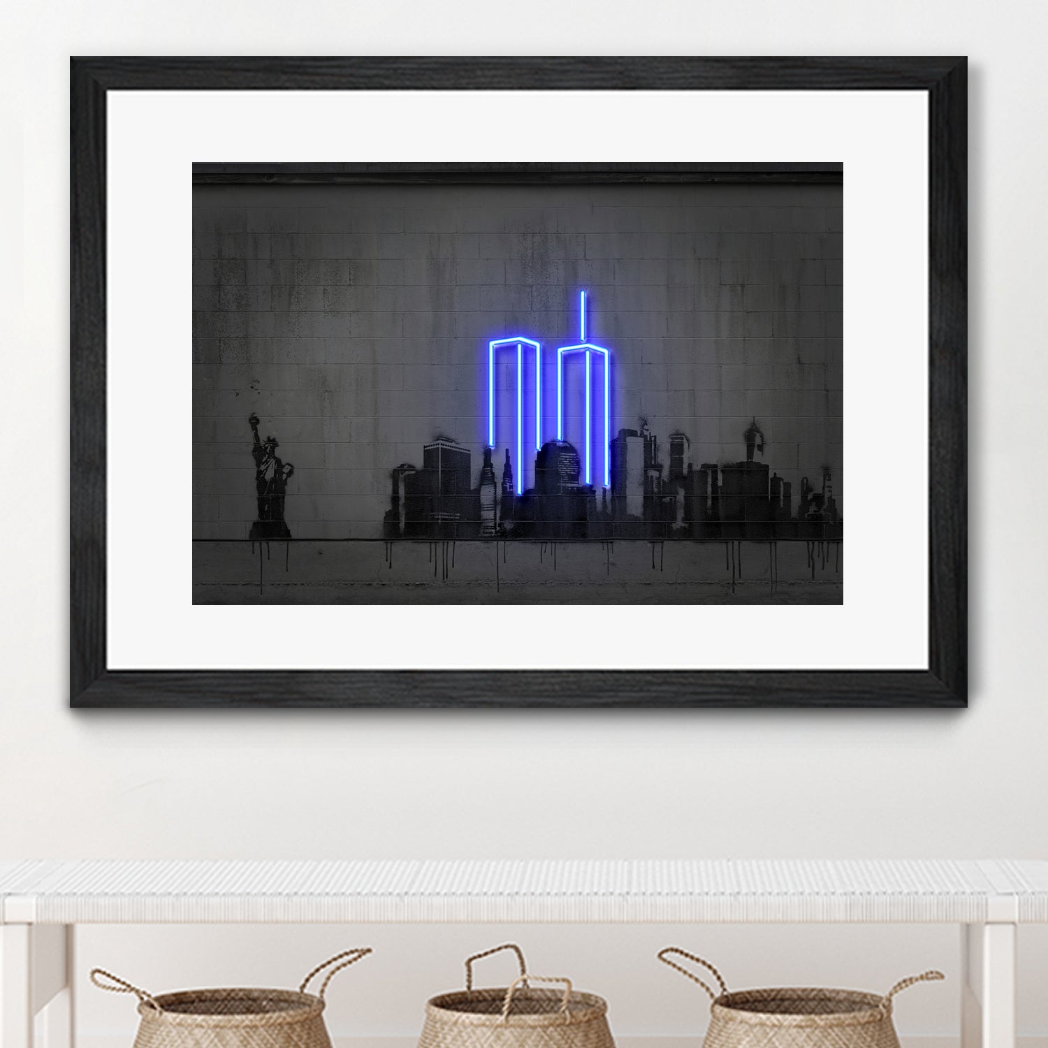 New York by Octavian Mihai Mielu on GIANT ART - blue digital drawing