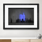 New York by Octavian Mihai Mielu on GIANT ART - blue digital drawing