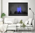 New York by Octavian Mihai Mielu on GIANT ART - blue digital drawing