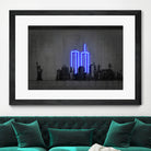 New York by Octavian Mihai Mielu on GIANT ART - blue digital drawing