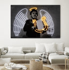 Fallen Angel by Octavian Mihai Mielu on GIANT ART - yellow digital drawing