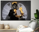 Fallen Angel by Octavian Mihai Mielu on GIANT ART - yellow digital drawing