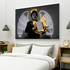 Fallen Angel by Octavian Mihai Mielu on GIANT ART - yellow digital drawing