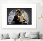 Fallen Angel by Octavian Mihai Mielu on GIANT ART - yellow digital drawing